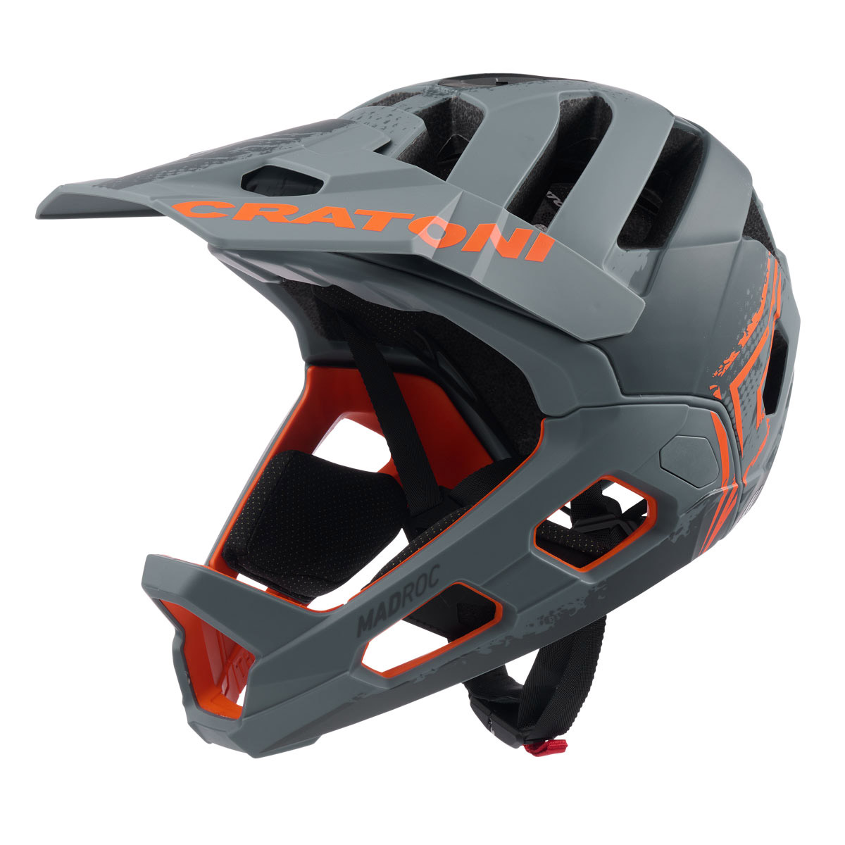 Cratoni Madroc Fullface Helm Mit Abnehmbaren Kinnb Gel White Black