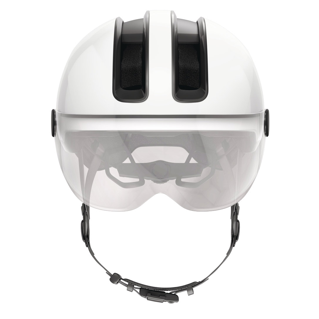 ABUS HUD-Y ACE Bike Helmet with Visier | Goldfish Orange | M 54-58 cm ...