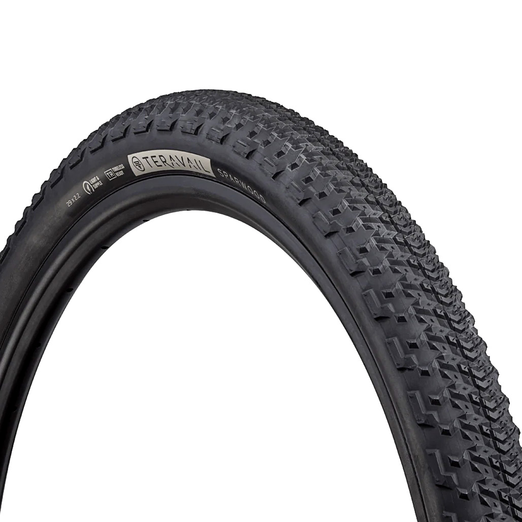 Teravail Sparwood Gravel Folding Tire Tubeless Ready | Black | Light ...