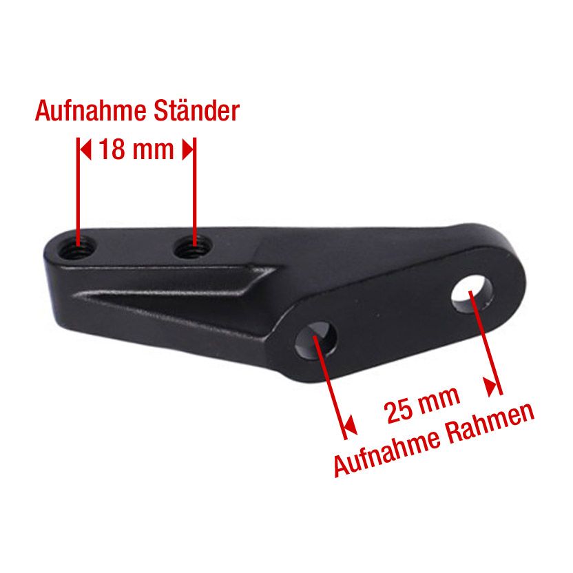 XLC KS-X06 Haibike FlyON Kickstand Adapter Halteplatte | 2502600425